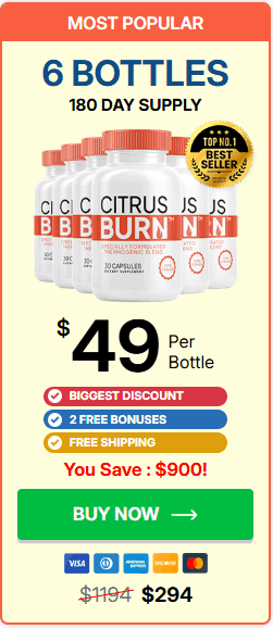 Citrus Burn 6 bottles